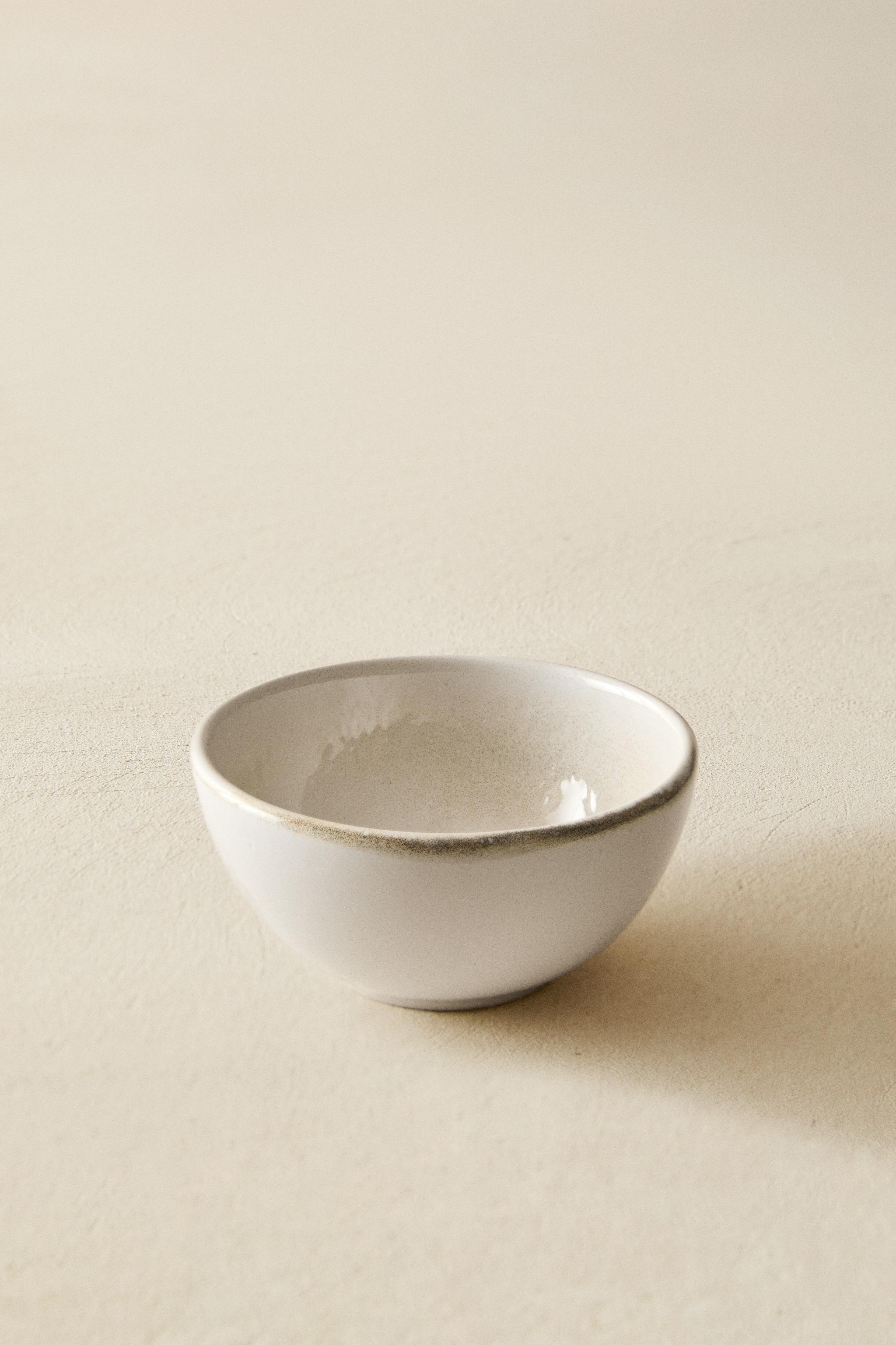 ECRU STONEWARE MINI BOWL